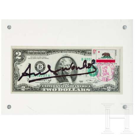Andy Warhol (1928 - 1987), Two Dollars Note, USA, datiert 1976 - фото 1