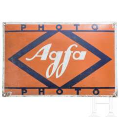Reklameschild (Emailschild) "Agfa Photo", 1930er Jahre