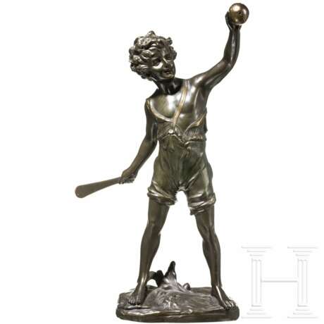 Franz Iffland (1862 - 1935) - Kricket spielender Junge - photo 1