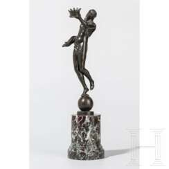 Allegorie der Fortuna aus Bronze, wohl Susse Frères Paris, Frankreich, 1. Hälfte 19. Jhdt.