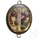 Eglomisée-Rosenkranzanhänger, deutsch, um 1600 - Foto 1