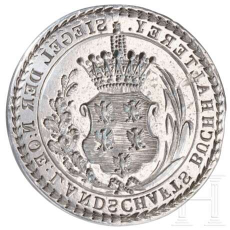 Schmiedeeisernes Petschaft der N. OE. Landschafts-Buchhalterei, Österreich, um 1800 - photo 1 Schmiedeeisernes Petschaft der N. OE. Landschafts-Buchhalterei, Österreich, um 1800 - photo 1