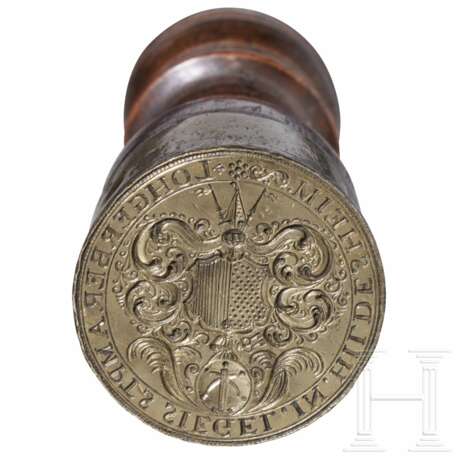 Zunftsiegel der Lohgerber zu Hildesheim, deutsch, um 1700 - Foto 1