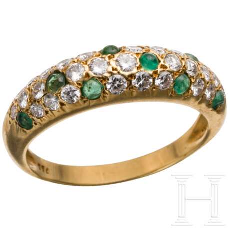 Art Deco Ring mit Diamanten - photo 1 Art Deco Ring mit Diamanten - photo 1