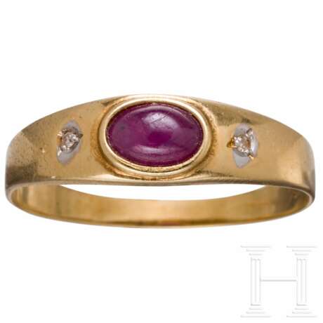 Bandring mit Rubin - photo 1