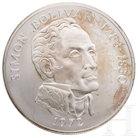 20-Balboas-Sammlermünze Simon Bolivar, Panama, 1972 - photo 1 20-Balboas-Sammlermünze Simon Bolivar, Panama, 1972 - photo 1