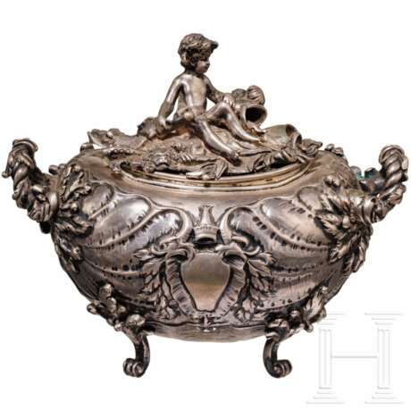 Zuckerdose aus Adelsbesitz, Wien, Gebrüder Frank, um 1890 - photo 1 Zuckerdose aus Adelsbesitz, Wien, Gebrüder Frank, um 1890 - photo 1