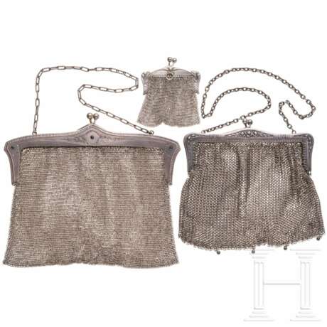 Drei Jugendstil-Theatertaschen, deutsch, 1890 - 1920 - photo 1 Drei Jugendstil-Theatertaschen, deutsch, 1890 - 1920 - photo 1