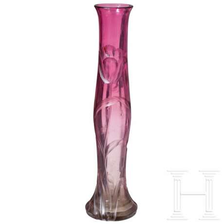 Vase mit Blütenzweig, Karlsbad, Moser, um 1900 - photo 1