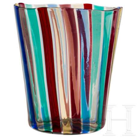 Becherglas "A fasce", Gio Ponti (Entwurf), Venini (Ausführung), 50er Jahre - photo 1