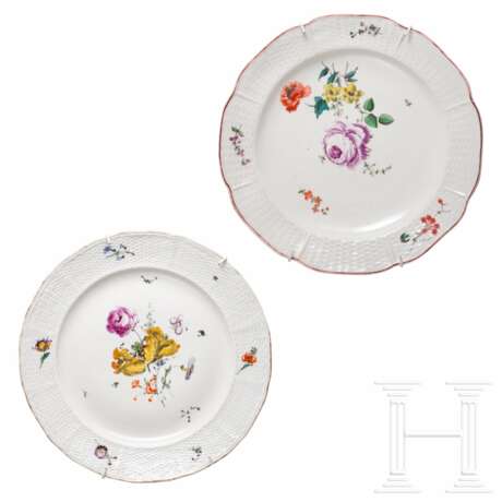 Zwei Teller, Frankenthal, 1759-62 sowie 1762-97 - photo 1