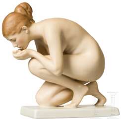 "Die Trinkende", Ernst Wenck, 1924 (Entwurf), Rosenthal, 1940er Jahre