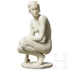 "Die Hockende", Fritz Klimsch, 1936 (Entwurf), Rosenthal, 1940er Jahre (Ausführung)