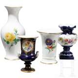 Vier Porzellanvasen, Meissen, 1910 (eine)/Mitte 20. Jhdt. - photo 1