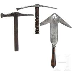 Drei Hämmer, deutsch, 17./18. Jhdt.