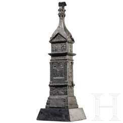 Igeler Säule aus Eisenguss, Halberger Hütte, deutsch, 2. Hälfte 19. Jh.