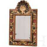 Geschnitzter Barockspiegel, wohl deutsch, 18. Jhdt. - Foto 1