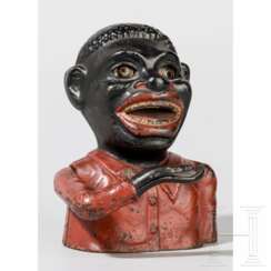 Spardose "Jolly Nigger-Bank", England/USA, um 1900