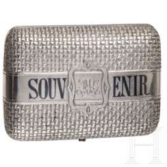 Silberne Trompe-l'oeil-Geldbörse, Russland, Moskau, Iwan Prudnikow, um 1880