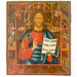 Ikone mit dem Christus Pantokrator, Russland, Wetka, um 1900 - Foto 1