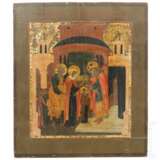 Ikone mit der Gottesmutter "Einführung in den Tempel", Russland, 19. Jhdt. - фото 1