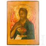 Ikone mit Johannes dem Vorläufer, Russland, um 1800 - фото 1
