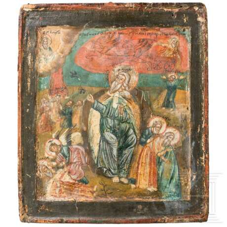 Ikone mit dem Propheten Elias, Russland, 18. Jhdt. - фото 1