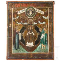 Ikone „Sophia- die göttliche Weisheit", Russland, um 1900