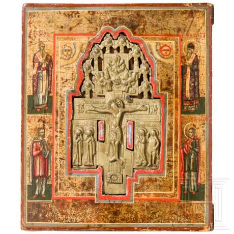 Staurothek-Ikone, Russland, Wetka, 2. Hälfte des 19. Jhdt. - photo 1