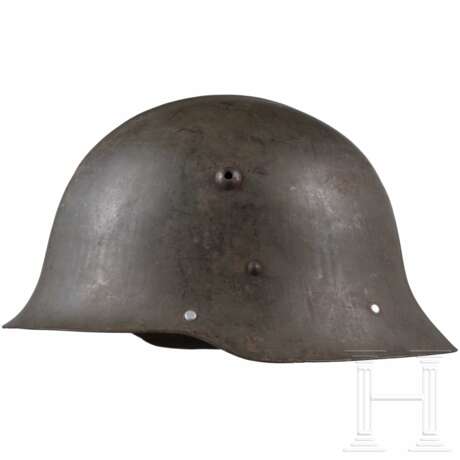 An early Bulgarian steel helmet with one decal - photo 1 An early Bulgarian steel helmet with one decal - photo 1