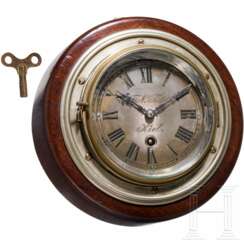 A ship wall clock made by F. N. Tietz, Kiel, circa 1925