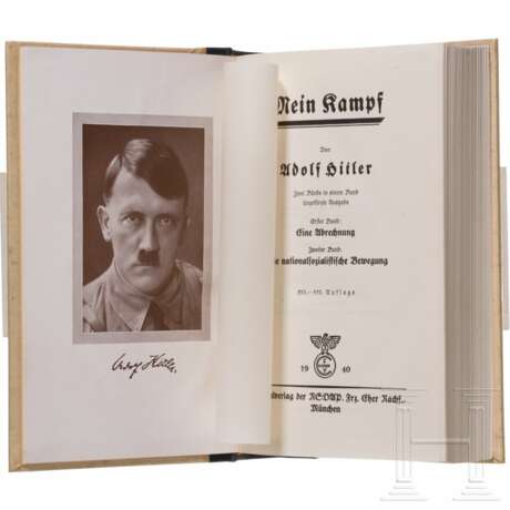 A rare wedding edition of "Mein Kampf" from the city of Munich - photo 3 A rare wedding edition of "Mein Kampf" from the city of Munich - photo 3