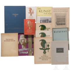 A collection of books and booklets on art and architecture