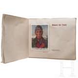 A group of books, WHW figures, postcards and a harmonica in a case - photo 2