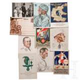 A collection of postcards and portrait photos - photo 2