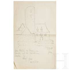 Albert Speer - a handwritten and signed dedication to the "steel baron" Hermann Röchling dated 22.IX.1946