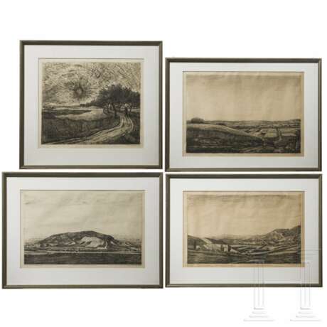 Hugo Peschel - four etchings - photo 1