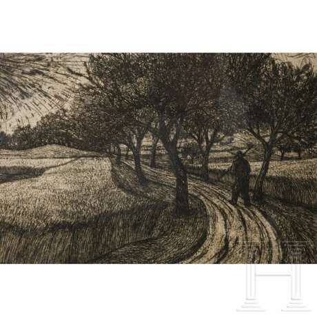 Hugo Peschel - four etchings - photo 15