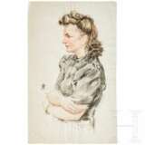Wolfgang Willrich - a drawing of a woman, 1942 - Foto 1