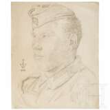 Wolfgang Willrich - a pencil drawing of a private, 1944 - Foto 1