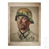 "Major Scheunemann" - Poster nach einer Wolfgang Willrich-Zeichnung 1943 - Foto 1