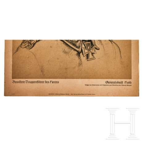 "Generaloberst Hoth" - Poster nach einer Wolfgang Willrich-Zeichnung 1941 - Foto 2 "Generaloberst Hoth" - Poster nach einer Wolfgang Willrich-Zeichnung 1941 - Foto 2