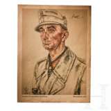 "Generaloberst Dietl" - Poster nach einer Wolfgang Willrich-Zeichnung 1942 - фото 1