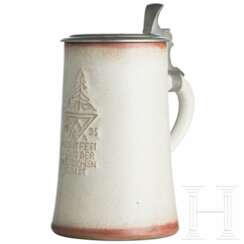 A commemorative beer mug "Richtfest Haus der Deutschen Kunst 1935"