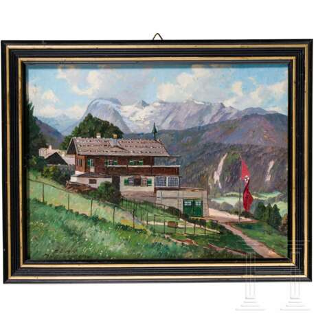 A painting of "Haus Wachenfeld" (Berghof) at Obersalzberg - фото 1