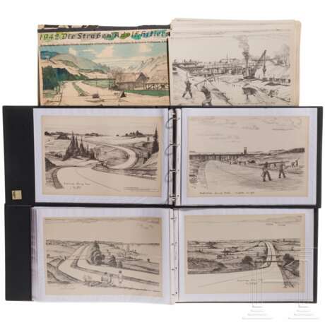 An extensive group of Reichsautobahn graphics - фото 1