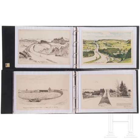 An extensive group of Reichsautobahn graphics - фото 2