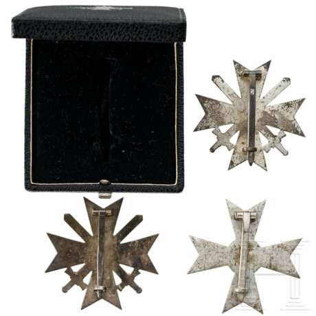 Three War Merit Crosses 1939 1st Class (tombak) and one case - photo 2 Three War Merit Crosses 1939 1st Class (tombak) and one case - photo 2
