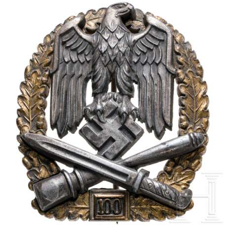 A General Assault Badge Grade V for 100 days of combat, manufactured by Juncker - photo 2 A General Assault Badge Grade V for 100 days of combat, manufactured by Juncker - photo 2