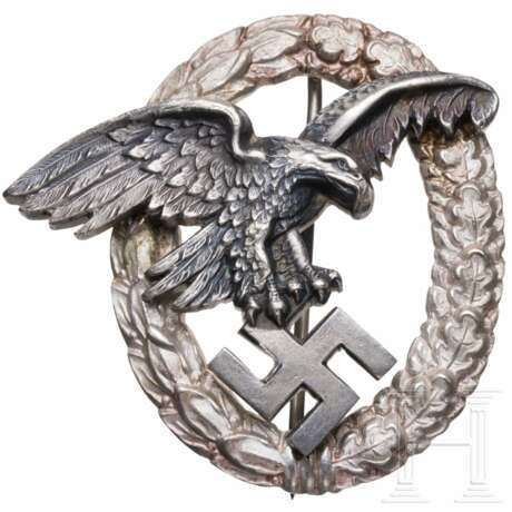 A Luftwaffe Observer's Badge, manufacturer Juncker - photo 1